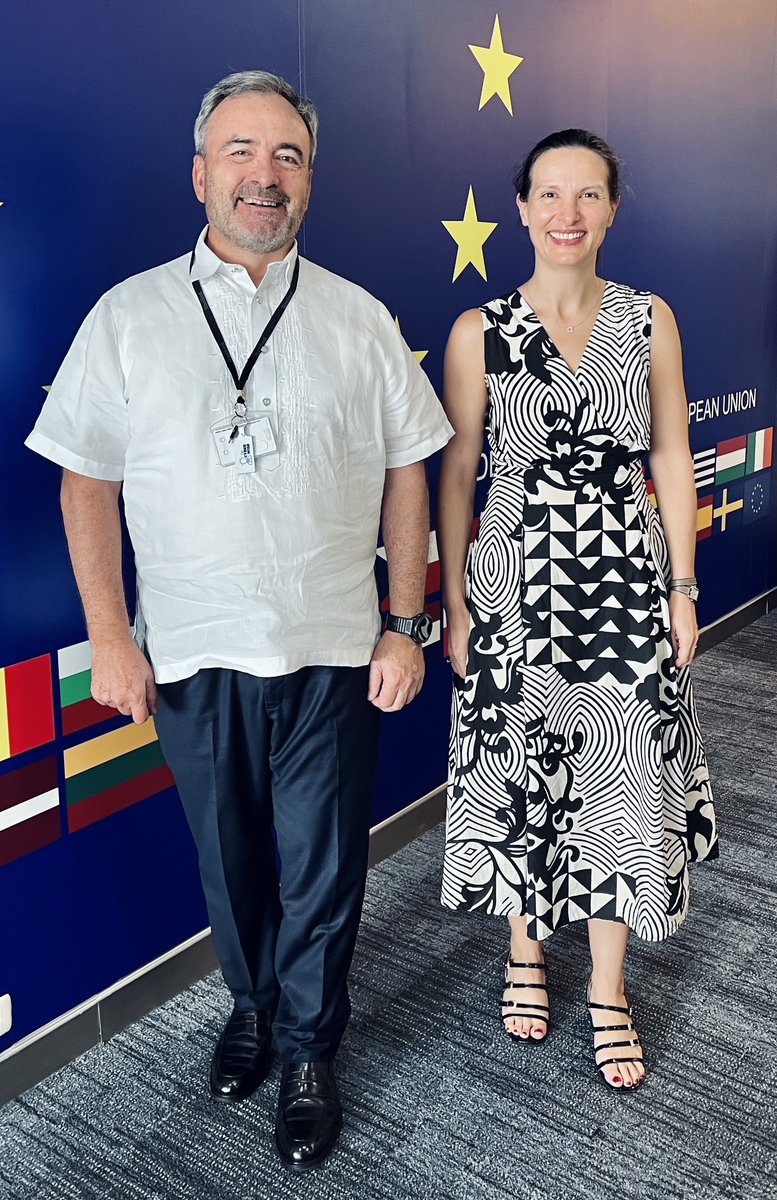Welcome to the Philippines, Ambassador-designate @MarieFontanel67 🇫🇷 

Excited to work with you to advance 🇪🇺🇵🇭 relations 🙌

#EUinthePhilippines