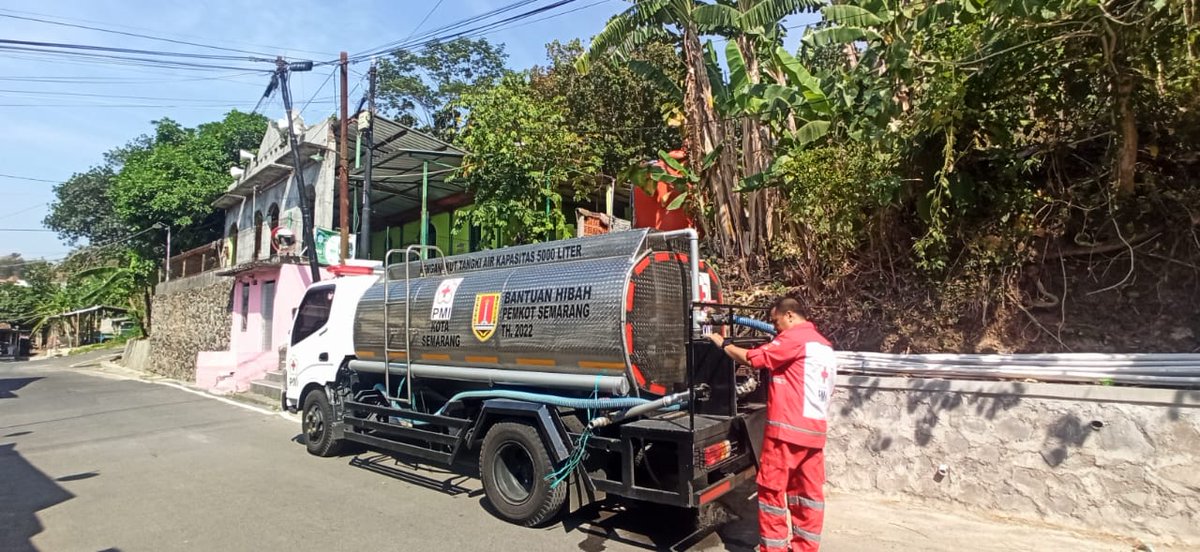Peta Distribusi Air Bersih PMI Kota Semarang
