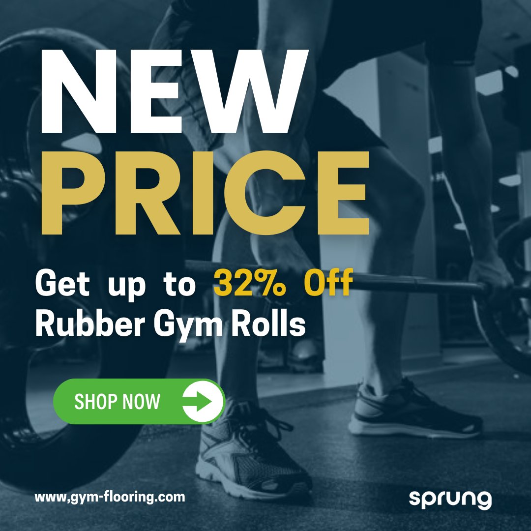 FloorsGym's tweet image. Rolling Out the Best Prices - See our Discounted Gym Flooring Rolls
#gymflooringrolls #rubberrolls #rubberflooring #homegym #gymmats