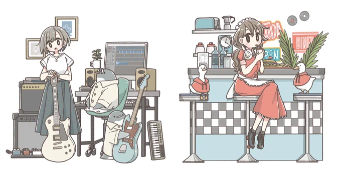 【通販】moffmachi square ILLUSTRATIONS 2021-2023夏コミとコミティアで販売したイラスト集の通販を開始しました2021〜2023年のカレンダーイラストまとめ本です是非是非ご利用ください〜 