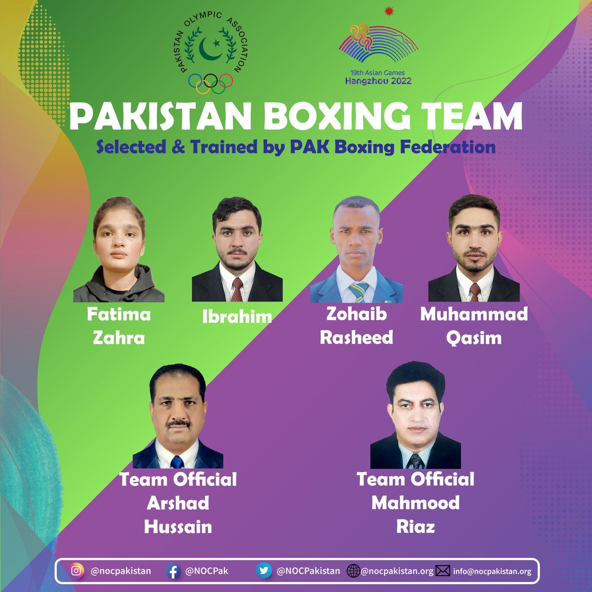 NOCPakistan's tweet photo. #Hangzhou2022 #PakBoxing #NocPak #OCA https://t.co/HSy2T5bOqn