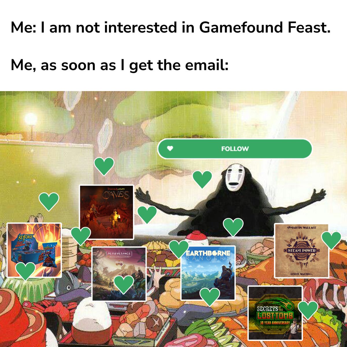 Kama_GF's tweet photo. The last Gamefound feast was something!😍 But we are not slowing down and soon we will bring you more!💪
Stay tuned, the next few days will be full of amazing new projects and announcements from us!

#boardgames #boardgame #tabletopgames #tabletop #crowdfunding #gamefoundfeast https://t.co/g2bWzaucZc