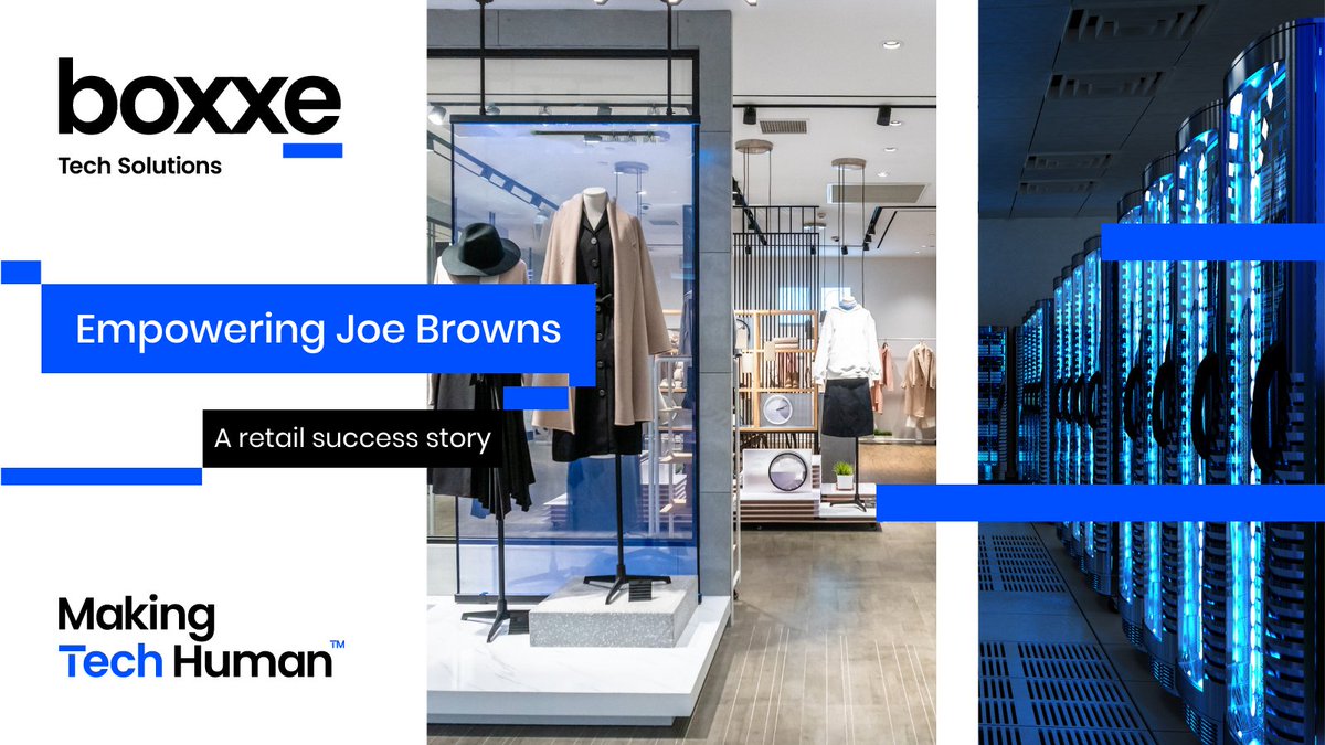 boxxe_UK's tweet photo. By embracing the power of #techpartnerships, we helped retailer @joebrowns shift their #remoteworking infrastructure.

Discover what we did and how we helped them fulfil sales orders at a crucial time of year 👉 https://t.co/2lsnL20b7x

#DigitalTransformation #MakingTechHuman https://t.co/aHAp7jANji
