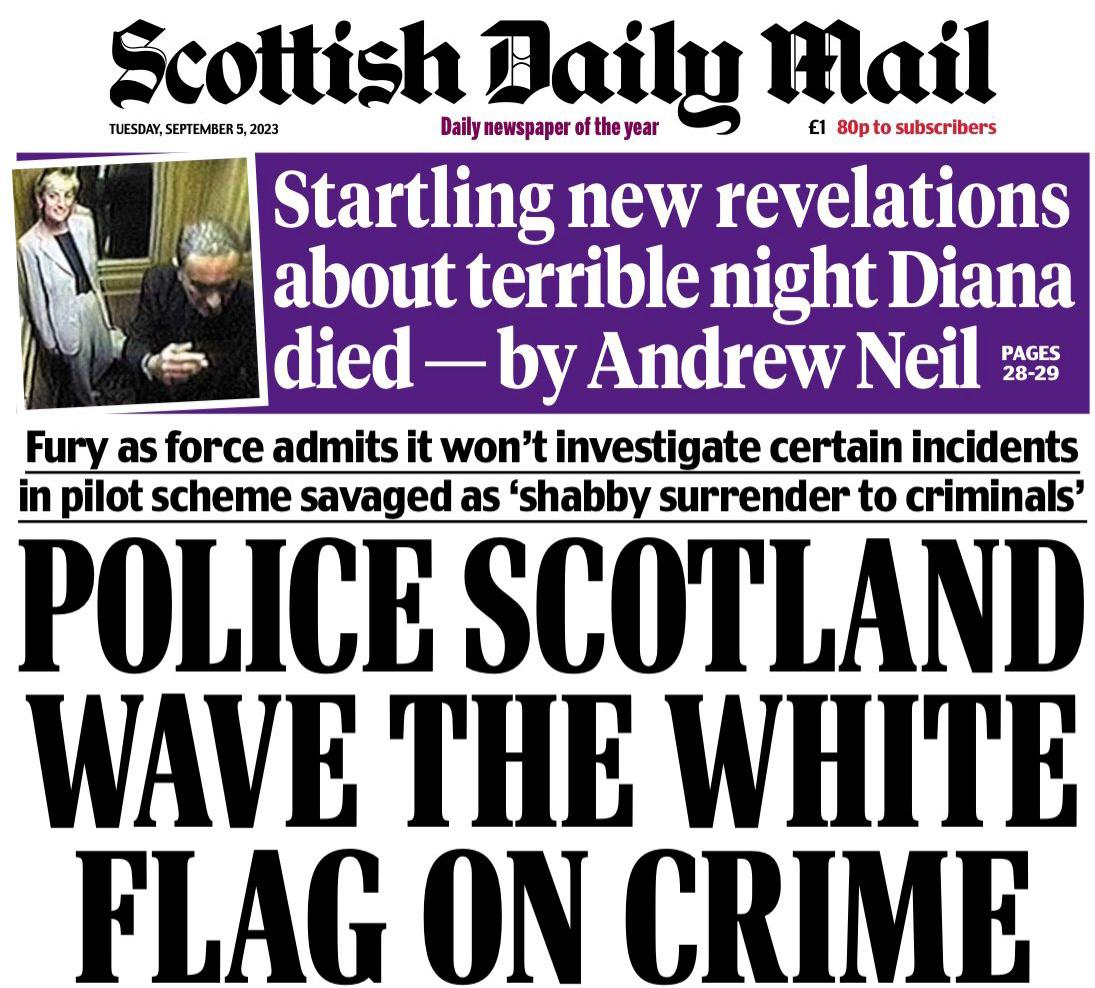 Douglas4Moray's tweet photo. Humza Yousaf is weak on crime. Scotland’s police officers need more resources to keep the public safe 👇 https://t.co/yM1SLfUY3b
