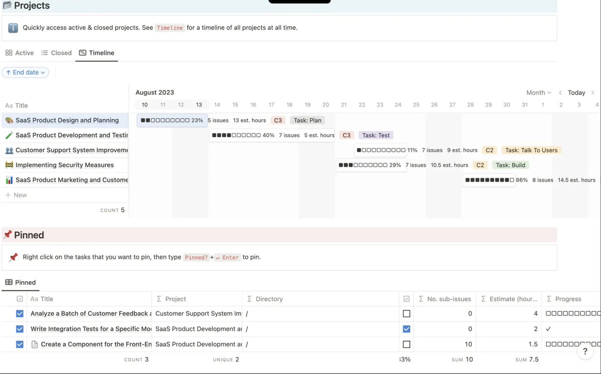 Nora - Project Management for Notion tweet media