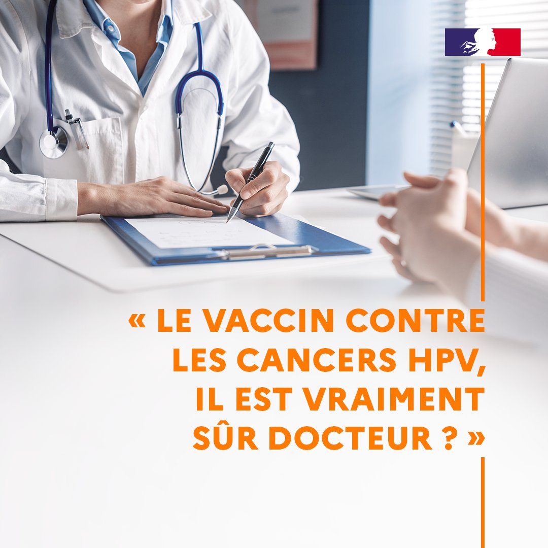#ProDeSanté pour accompagner vos patients et vous aider à répondre aux questions posées sur la vaccination HPV,  l’<a href="/Institut_cancer/">Institut national du cancer</a> a recensé les arguments clés.

A consulter ici : urlz.fr/kzZh

#PréventionCancersHPV #VaccinationHPV #MettonsFinAuxCancers
