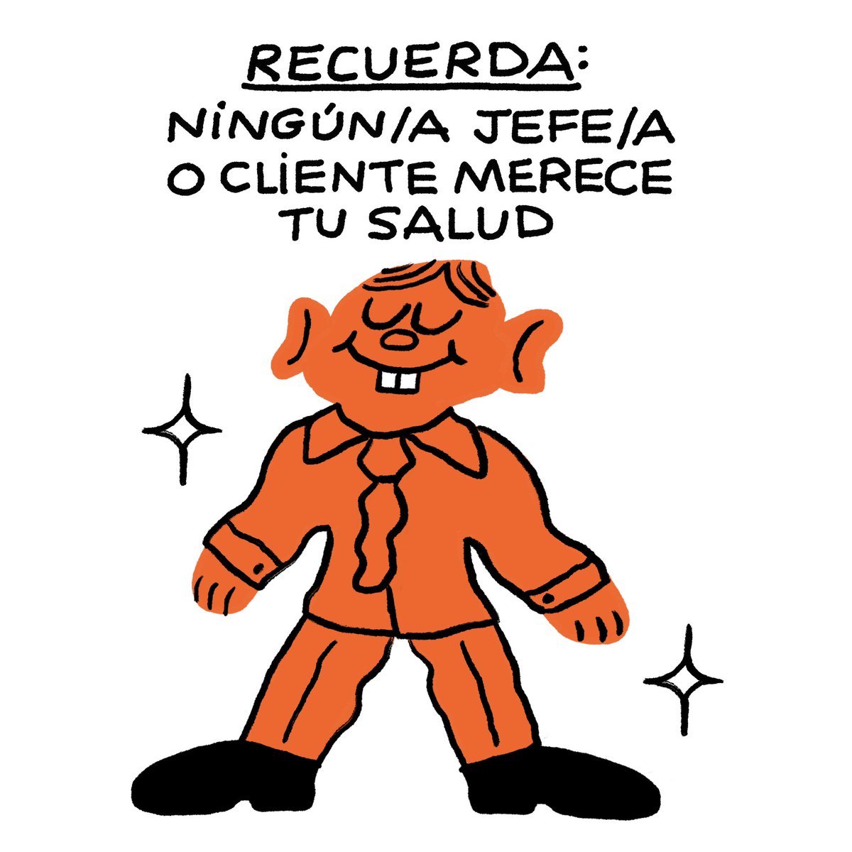 Un pequeño recordatorio para la vuelta al trabajo.