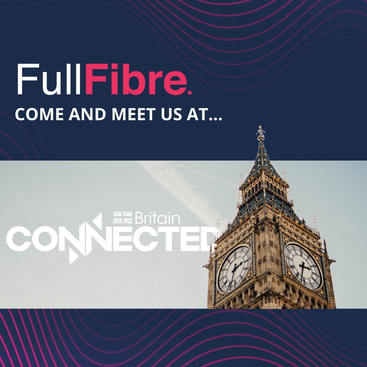 FullFibre's tweet photo. Excitement levels are soaring as we gear up for #ConnectedBritain! Our Speakers from FullFibre are set to unravel the world of UK Fibre Internet.🌐Come and chat to us at stand 68 about our full fibre network. Let's unite, learn, and thrive at #ConnectedBritain2023 https://t.co/fPVnZiVaD1