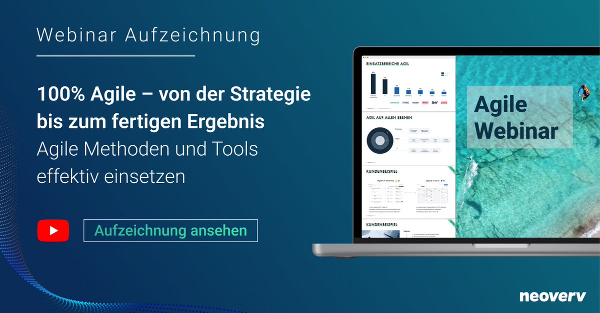 neoverv's tweet photo. Erfahren Sie in unserem #AgileWebinar, wie Sie agile Methoden erfolgreich nutzen können. Mit neoverv's #AgileFramework stärken Sie die Zusammenarbeit und steigern die Produktivität. 🚀💡

Hier geht es zur Aufzeichnung:  https://t.co/ovHMWYNkuA 

#Agile #Methoden #BestPractices https://t.co/KvfBxS2UW2