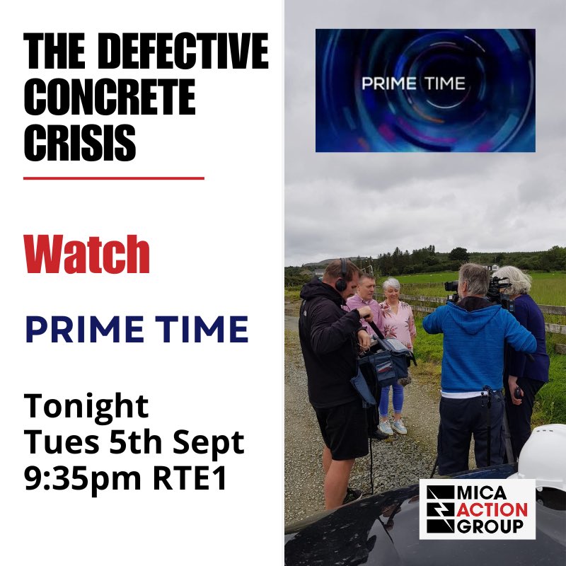 mag_justice's tweet image. Breaking News:
The subject of tonight's Primetime 
Tues 5th Sept
RTE1 9.35pm is the #defectiveconcretecrisis #100percentredress

@mondello25 @PaddyDiver4 @ProfPaulDunlop