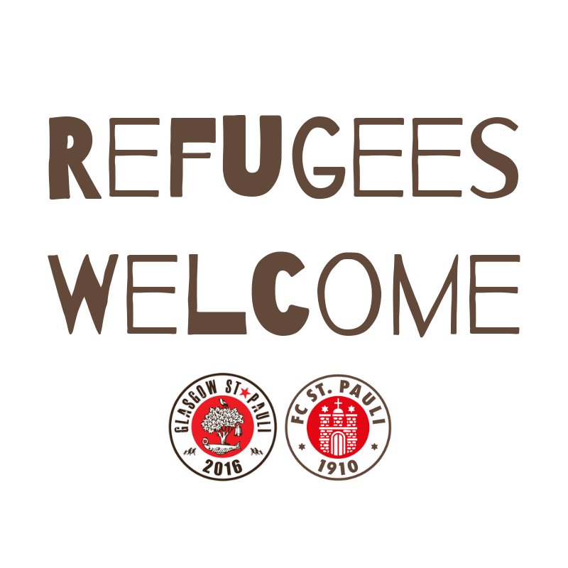 🥰 Our club @fcstpauli has made a donation to our fund to buy tickets for those seeking asylum in Glasgow to attend #LoveGlasgowHateRacism in the Barras this Saturday. This is what football is about. 🤎 Be there for this extra special night ➟ ➟ t-s.co/lov50