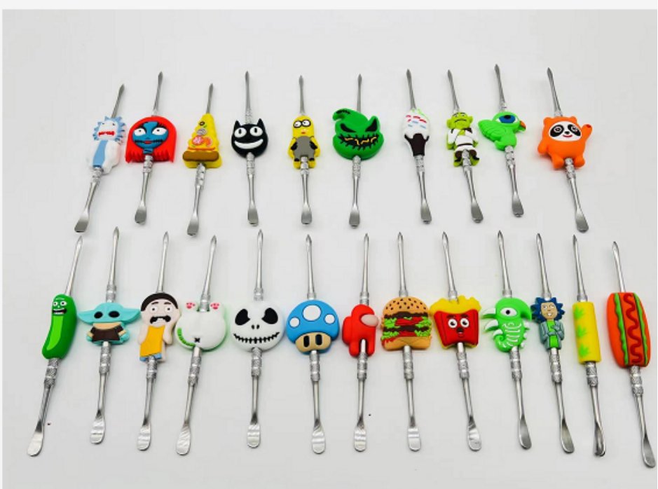 SinderZhou's tweet photo. these cuties dab tools still hot selling #concentratedabtool #dabbingsticks #dabbingtools #dabs #dabbing #smokeshop #smokestore #hotselling # #siliconewaterpipe #characters #concentratedab # #wax #siliconejar #dabsticks #jar #headshop #tobaccoshop https://t.co/6VDR0Zc0cb