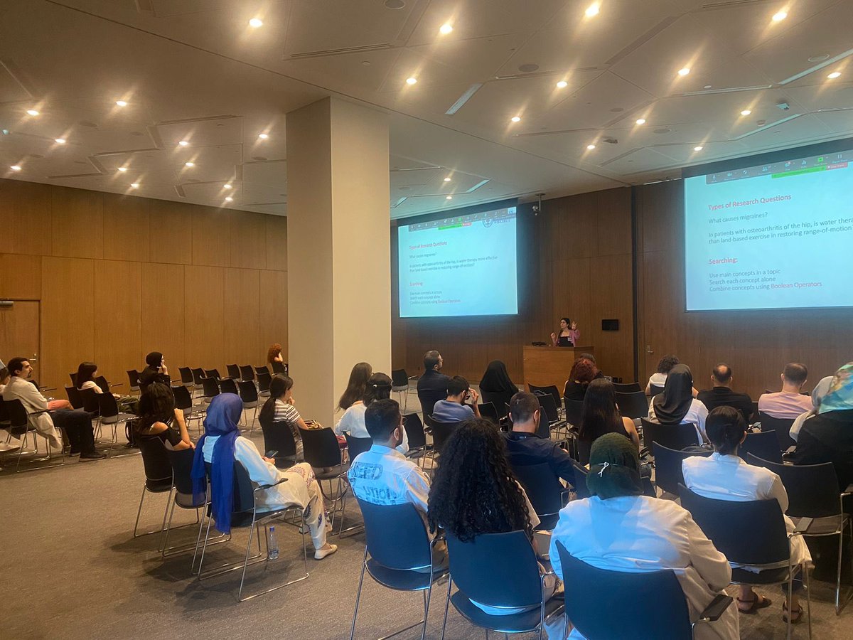 CRI_AUBMC's tweet photo. Amazing session with Dr.  @olazein3 discussing “Effective Literature Search I” as part of our medical research lecture series @Marlene__ch @HakimLara @AUB_Lebanon @AUBMC_Official https://t.co/cllEy1yqDt