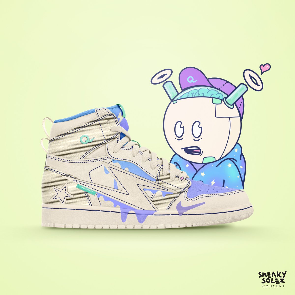 Sneaky Solez Concept (@sneakysolez) on Twitter photo GM Sneaky Fam, wishing you an awesome start to your weeks. Got this badboy <a href="/quirkiesnft/">Quirkies</a> sneaker design done for <a href="/Te_WHApapa/">Tha_QUADfather 🇳🇿🇦🇺</a> 🙌 His second piece & second entry into the raffle for an IRL build.
Let me know what you think. Would you rock this pair of <a href="/SneakySolez/">Sneaky Solez Concept</a> IRL? 🫡 Enjoy 🖤 GM Sneaky Fam, wishing you an awesome start to your weeks. Got this badboy <a href="/quirkiesnft/">Quirkies</a> sneaker design done for <a href="/Te_WHApapa/">Tha_QUADfather 🇳🇿🇦🇺</a> 🙌 His second piece & second entry into the raffle for an IRL build.
Let me know what you think. Would you rock this pair of <a href="/SneakySolez/">Sneaky Solez Concept</a> IRL? 🫡 Enjoy 🖤