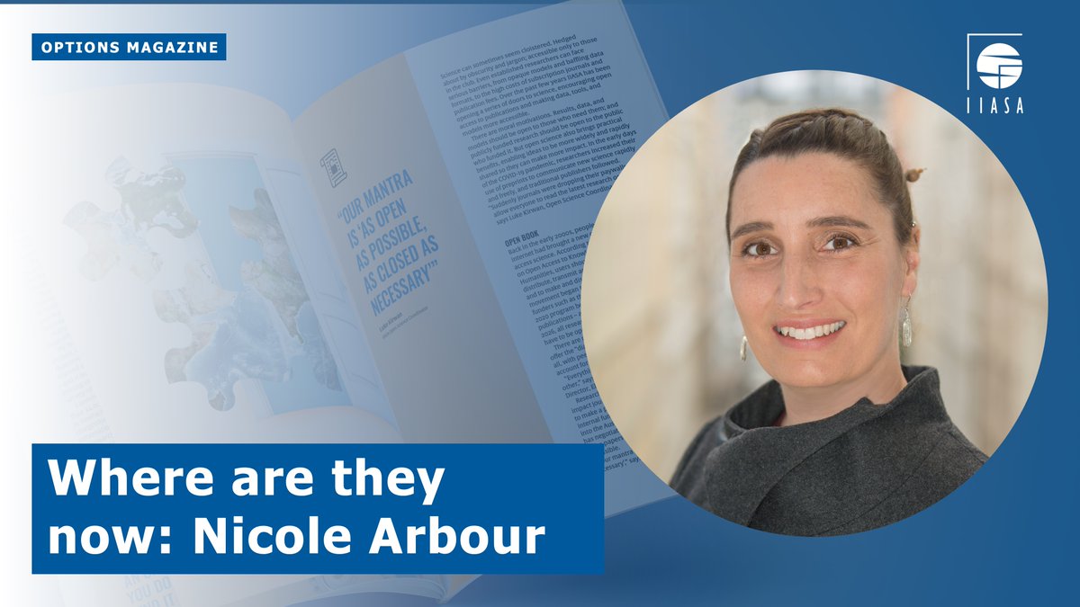 IIASAVienna's tweet photo. 🌱 Nicole Arbour's (@narbour) journey from IIASA to Director of the @Belmont_Forum is a testament to her passion for sustainability. 🌏 Get inspired by her story in our latest #OptionsMagazine.🌟
Read it now: https://t.co/iG4QXriXRk https://t.co/7fS2XBimbo