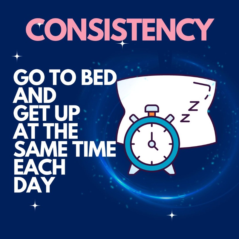 WHO's tweet photo. Getting enough sleep 💤 is important for both your body and your mind.

Here are 5 tips to help you sleep better and more ideas on managing #stress ⬇️