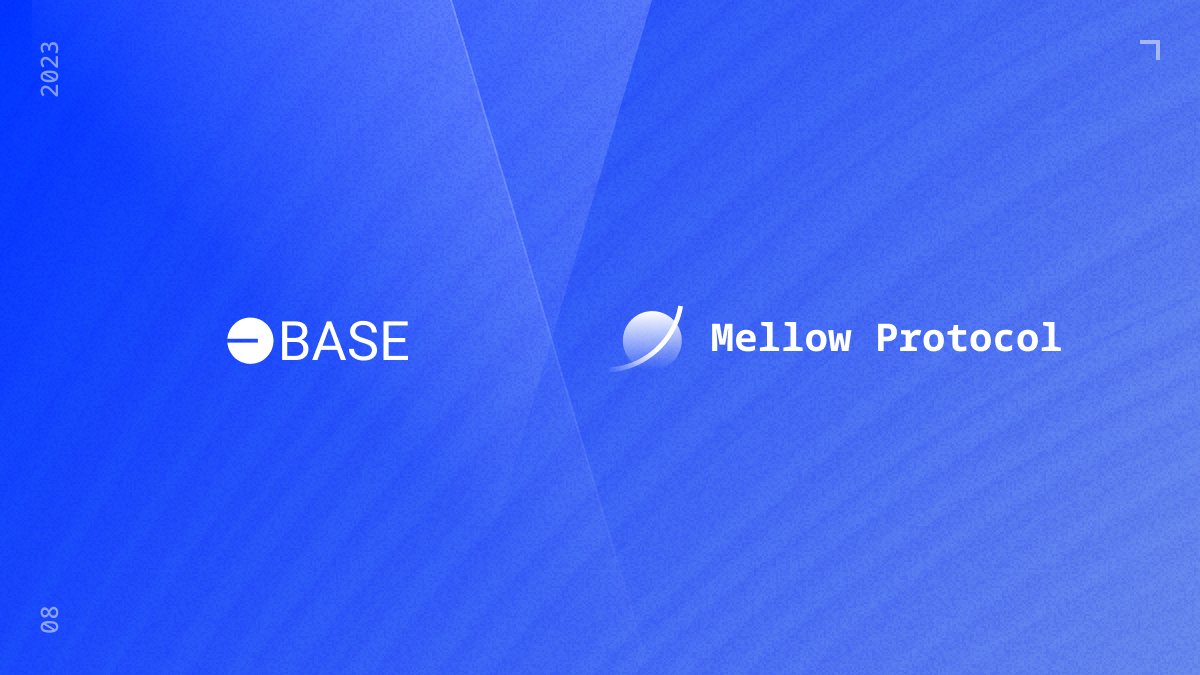 Based news – Mellow was deployed on @BuildOnBase💙 The strategies are live for @Balancer $cbETH <> $WETH and @Uniswap $WETH <> $USDC🤖 app.mellow.finance/products