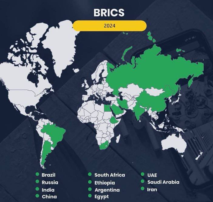 AD1968F's tweet image. BRICS+6: 70% of the world’s oil production. Welcome to the new #MultipolarWorldOrder