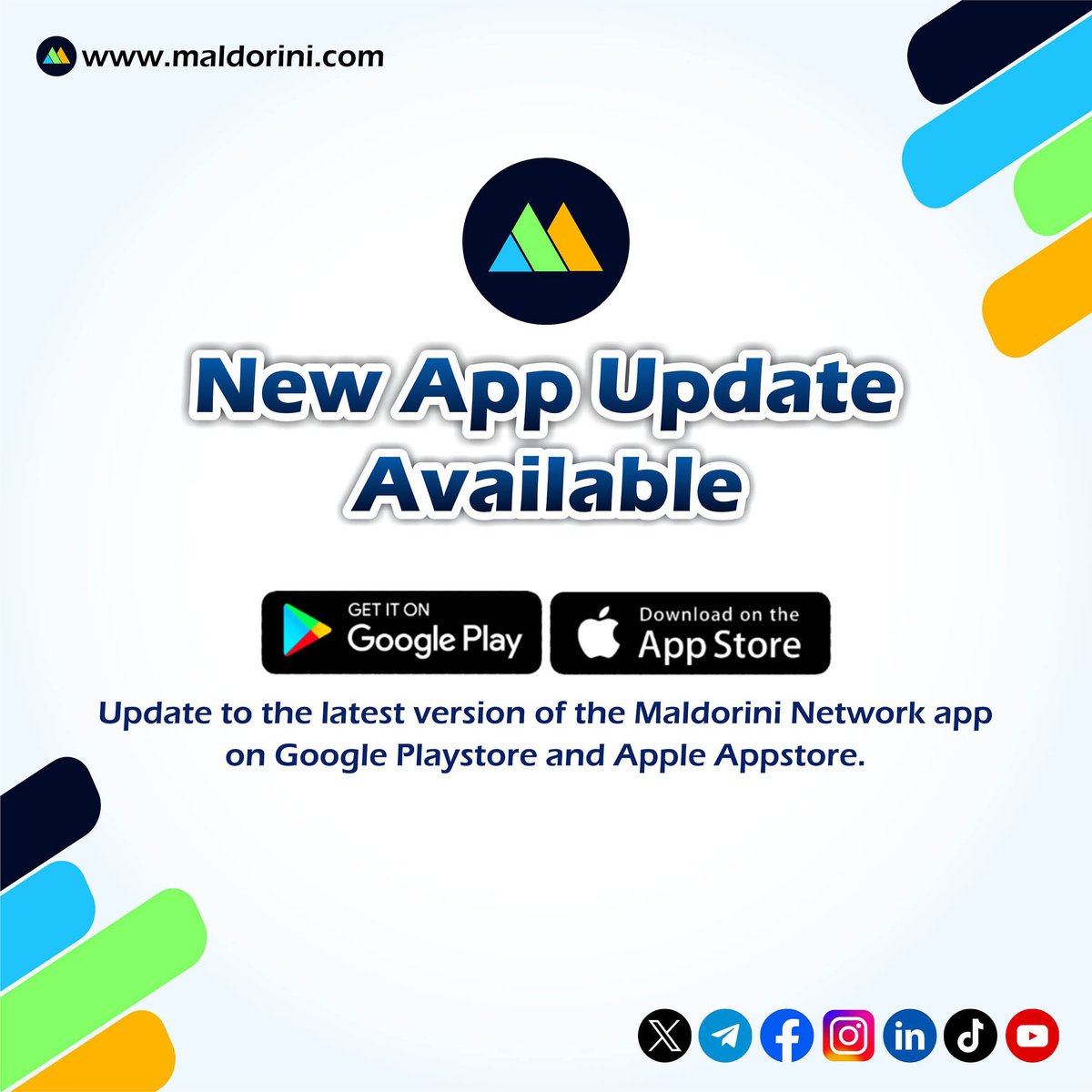 maldomaxtoken's tweet photo. New App Update Available...

Visit Google Playstore and Apple Appstore to download the latest version of the Maldorini Network app.
Version 1.1.5

We will keep working hard to perfect the Maldorini Network app so as to give you the best experience while mining....
#Maldorini https://t.co/HPXL48Bcuh