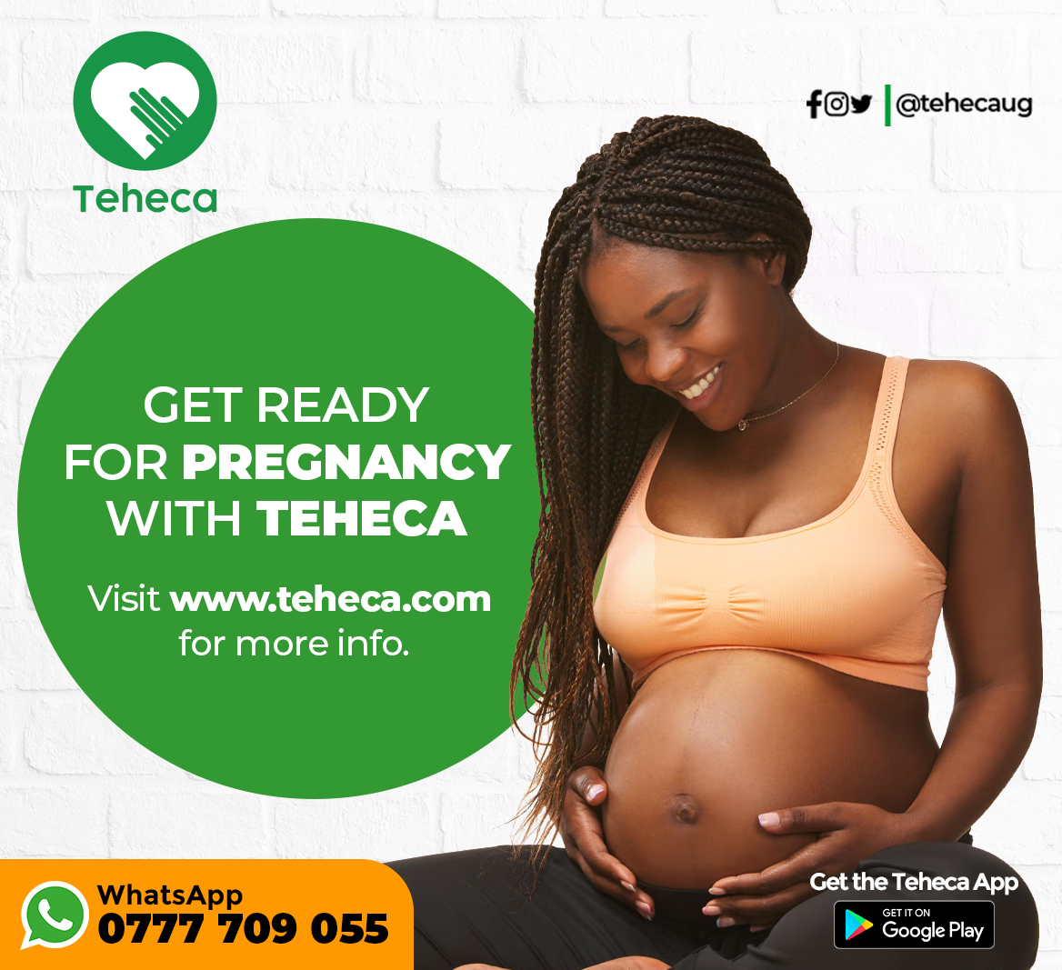 From antenatal health tips to baby shopping. Maternal and baby products as well as postnatal care. Teheca helps you venture through this unique journey to parenthood.
Visit bit.ly/m/tehecaug 
#baby #mother #pregnancyjourney #postnatalcare