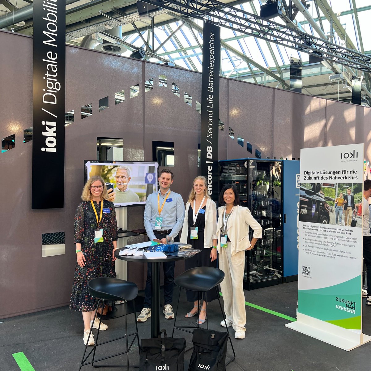 Hello #ZNV2023!👋 We are here and ready to talk about the future of mobility💪 Where can you find us? 📍At booth N° 41 in the market place 🎤At the Inspiration stage on Wednesday and Thursday FYI: You can also learn about ioki and #integratedmobility in the #NAHGEDACHT Bus🚌