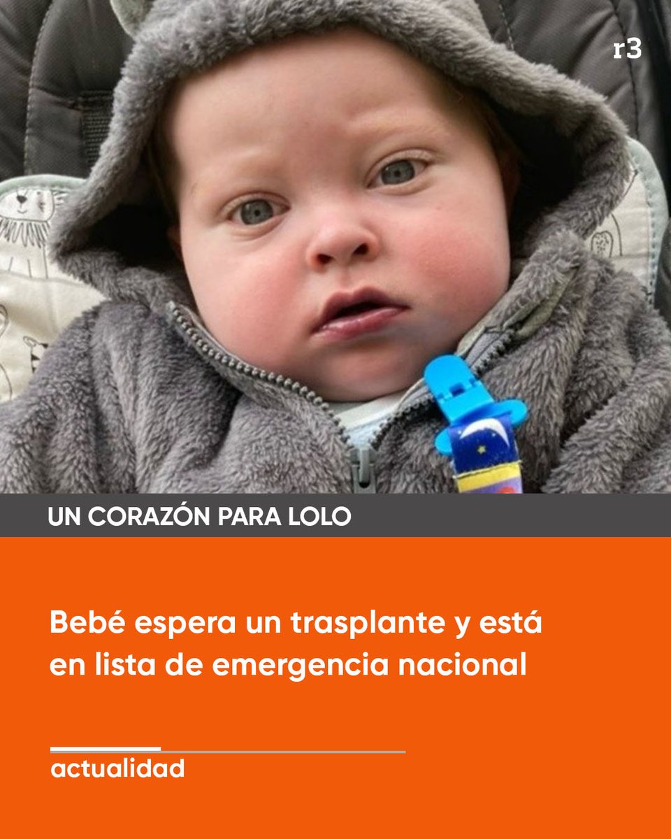 Rosariotres's tweet photo. ⚠️ Lorenzo, un bebé de un año y medio se encuentra en emergencia nacional a la espera de un trasplante de corazón por una cardiopatía congénita compleja.

📰 https://t.co/DG2HtGQbOE
#rosario3 https://t.co/3QmPipWoGp