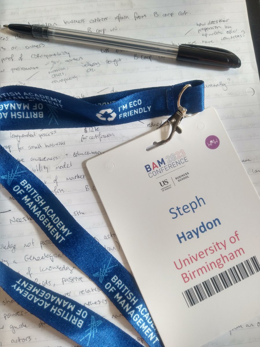 Another week, another conference! Delighted to be attending and presenting at #BAM2023