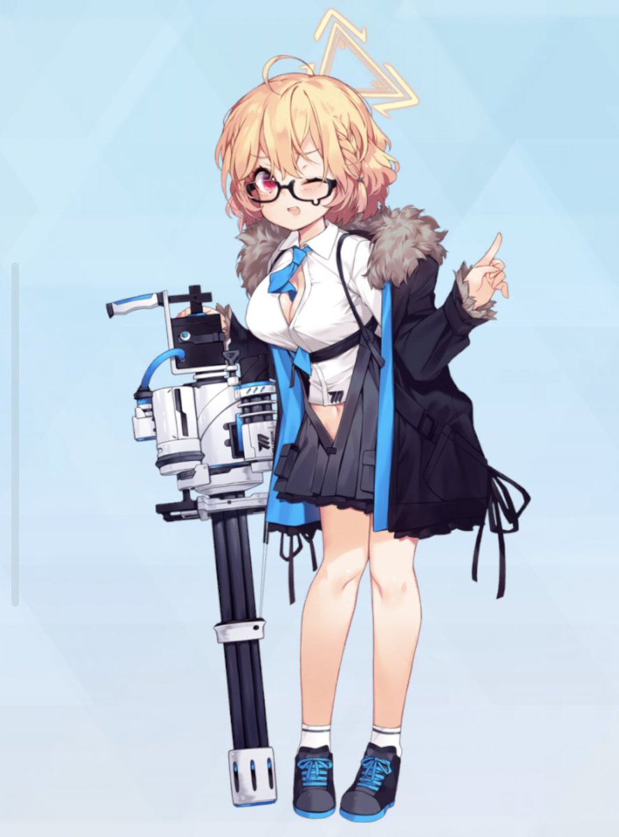 コトリ「ブルアカのコトリちゃんが注目されてて嬉しいよ。制服の時点でだいぶ透き通ってること」|御御御付のイラスト