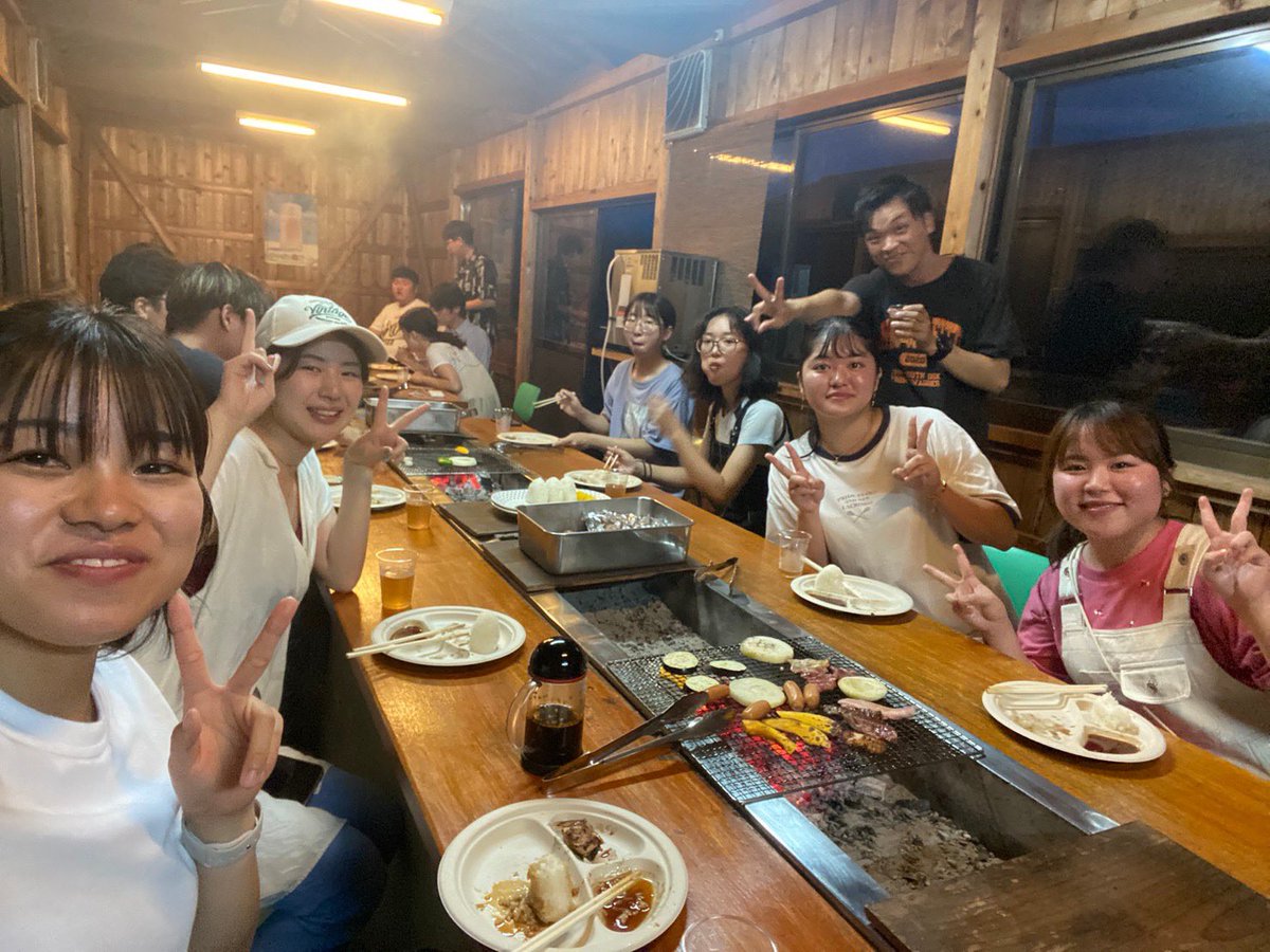 ESS_kangai's tweet photo. ☀️Club Summer Camp 2023☀️

Summer camp with all of member. August 23rd-25th
How have you been recently?
We enjoyed BBQ,fireworks and memorable activities.This is for the time in 2 or 3 years.

#関西外大ess
#kansaigaidai https://t.co/uQupu57HOo