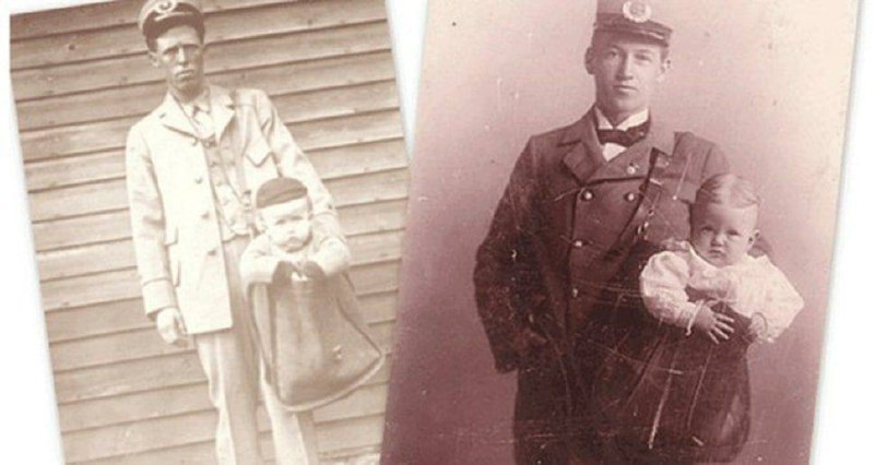 Afroklan's tweet photo. In 1913, it was possible to send children by mail in America. With stamps on their clothes, children rode trains to their destination accompanied by letter carriers. One newspaper reported that it cost parents 53 cents to mail a daughter to her grandparents. https://t.co/qKSHM1AYJf