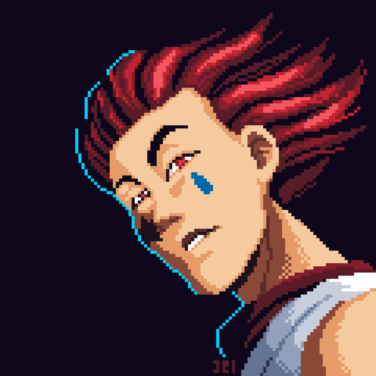 Jeimans_'s tweet photo. #23
#villain for today @Pixel_Dailies
#Hisoka Morow from #hunterxhunter
He is the primary antagonist of the Hunter Exam arc and the Heavens Arena arc

#pixel_dailies #pixelart #ドット絵 #jeimans #hxh 
#hxhfanart https://t.co/OtM79rgqec