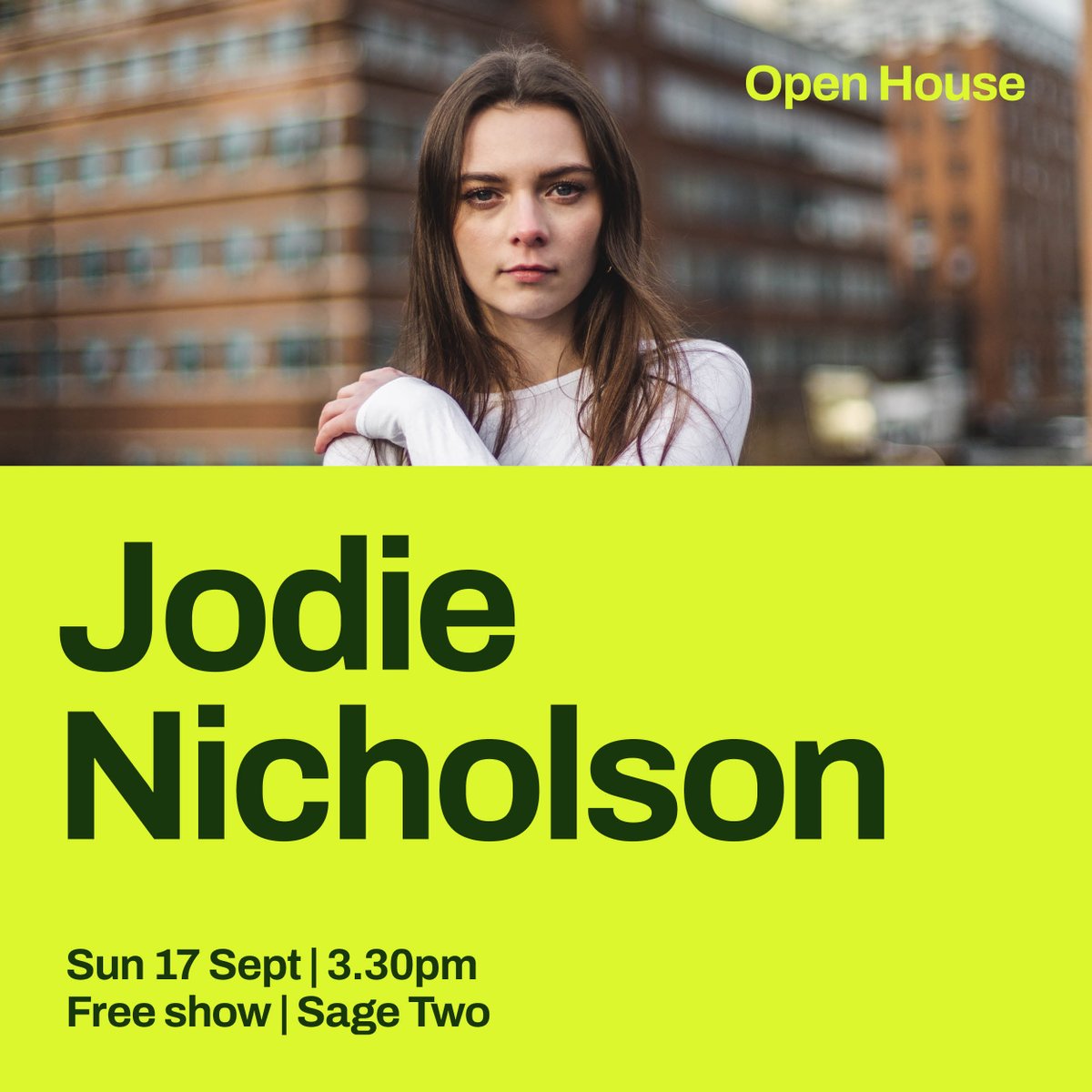 Discover your new favourite upcoming artists at our Open House Weekend. Frankie & The Heartstrings’ Frankie Francis will compere stunning free gigs from @ni_maxine , @marcowoolf and @jodienic_music. 🗓️ Sunday 17 September 👀 bit.ly/3Pp038n