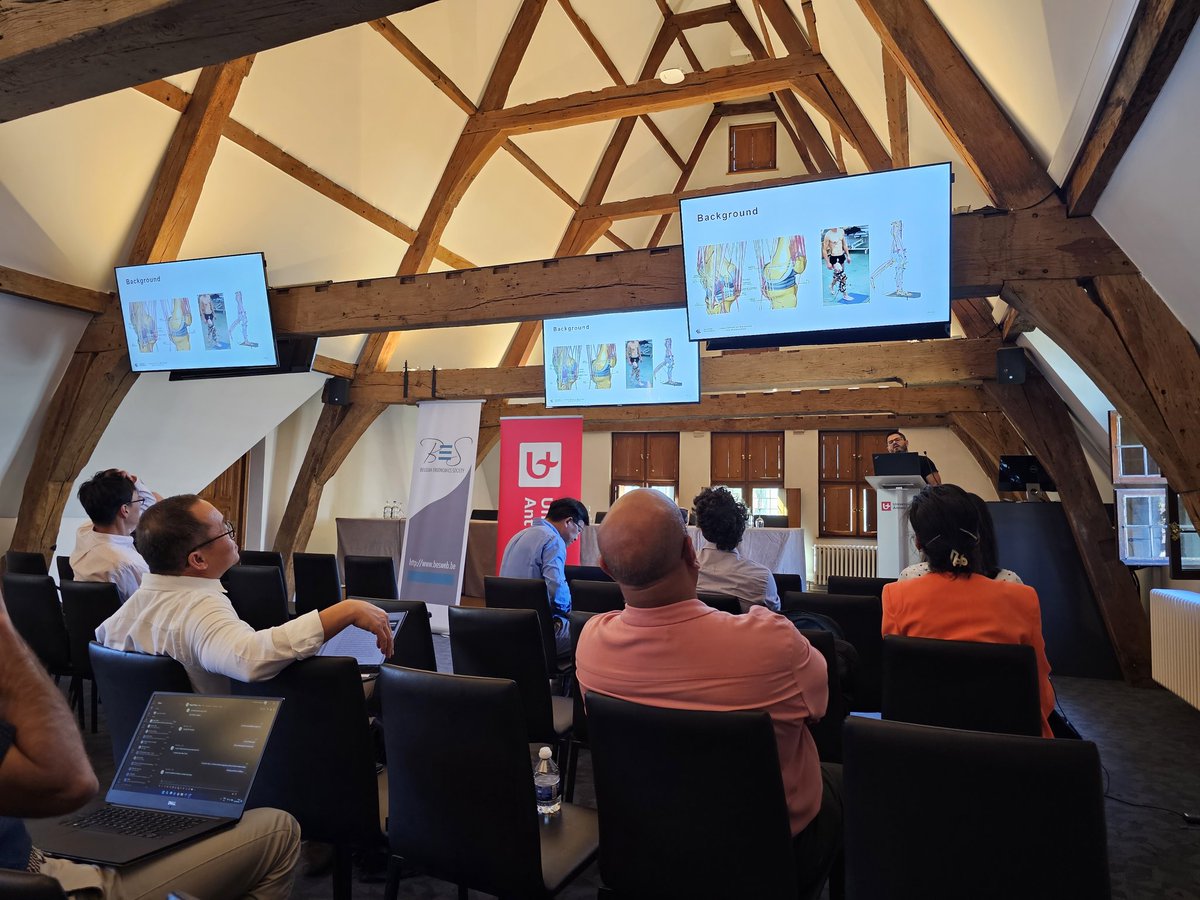 Michael_S_A's tweet photo. @Theodorakos_ili presenting very interesting research on the estimation of ligament properties from laxity measurements at DHM 2023 in Antwerp, Belgium @MathKoa  @DFF_raad https://t.co/AwN2tx6U9w