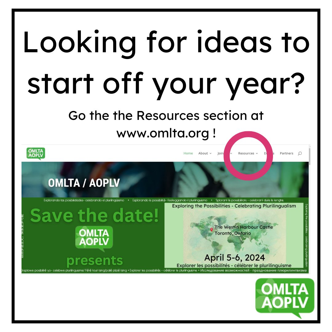 OMLTA's tweet photo. Did you know that our website has a Resources section with past professional development series that you can access at your convenience?  Go to our website to discover the topics available.

#OMLTA #educators #ontario #ontarioeducation #frenchteachers https://t.co/2dlNeTnyCi