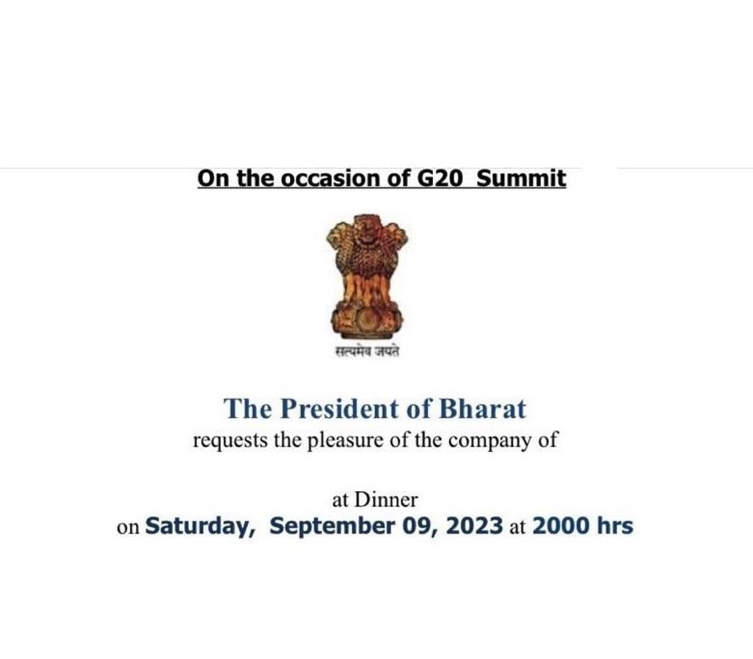 CAamanmittal's tweet photo. I personally feel there isn't any need of renaming the name of the country from India to BHARAT.

Article 1 of the Constitution itself states that "India, that is Bharat, shall be a Union of States."

Constution recognises both India &amp; Bharat as official names for the country. https://t.co/z8hocRBwgN