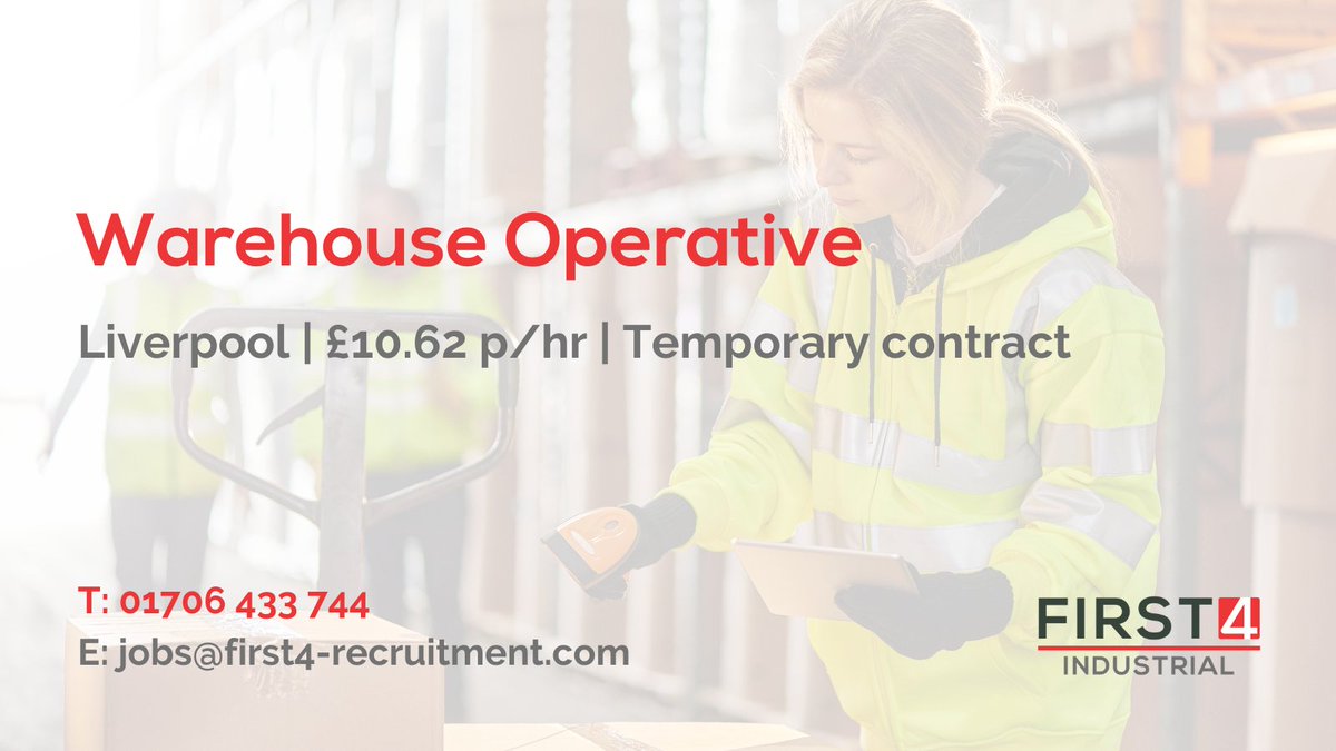 Are you ready to take on an exciting new opportunity? We're looking for dedicated Warehouse Operatives to join our client's teams at one of their sites in the L11 area. 

Apply here today: buff.ly/3R8iaRn 👷‍♂️📦👷‍♀️

#NewOpportunity #WarehouseOperatives #L11Area #JobListing