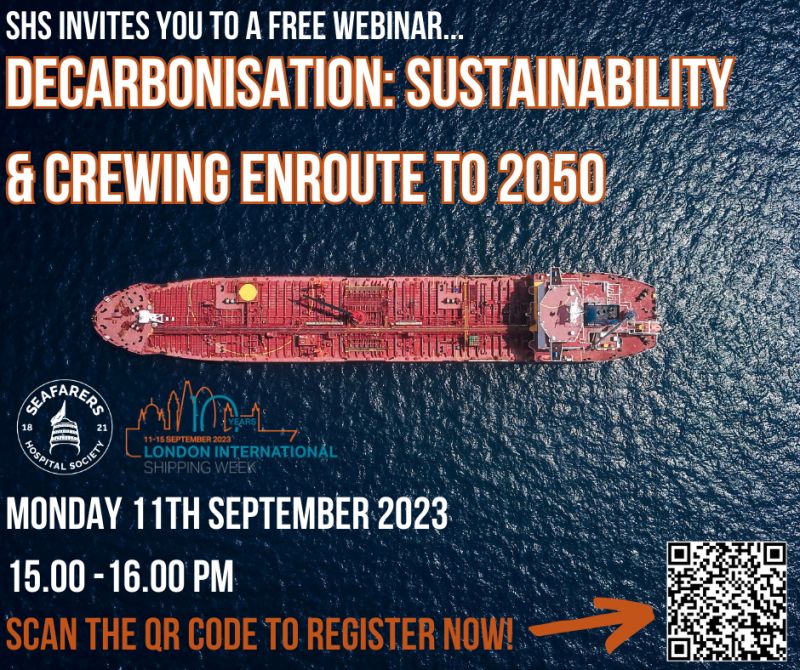 seahospital's tweet photo. We are pleased to host Catherine Logie (moderator), Helio Vicente, Cpt Pradeep Chawla, @JepBurton, @Yrhen_Bernard &amp; @sandrashs_w at @LISWofficial for a discussion on #decarbonisation, #crewing strategies &amp; #seafarer #welfare. 

Read our press release at https://t.co/pHdRVdwU8U https://t.co/xa1lS33kBv