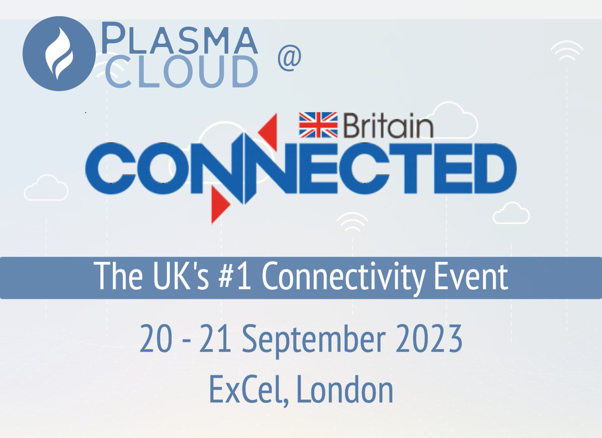plasma_cloud's tweet photo. Plasma Cloud at Connected Britain 2023

Visit us at booth #S66 to learn about our plug and play product line, powerful cloud management and how you can rebrand our whitelabel solution from device to dashboard. Plasma Cloud’s team looks forward to connecting with everyone! https://t.co/Rimfv2Kufz