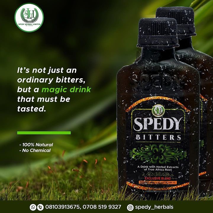 kingozaz's tweet photo. The best herbal bitters in the market today, endorsed by the baddest brand ambassador alive unusualphyna 💯😍🔥

Spedy way ✈️✈️✈️✈️✈️

PHYNA THE AMBASSADOR 
PHYNA X SPEDY HERBALS
#PhynaTheElephant𓃰
#Phyna𓃰 https://t.co/XgHuNbGPHc