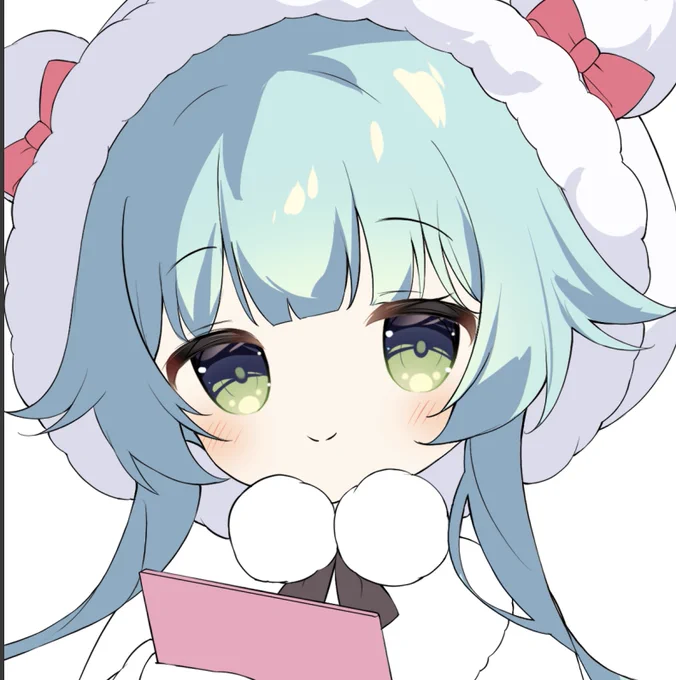 ちょっとずつ描いてます 今回はもこもこ感を頑張りたい
