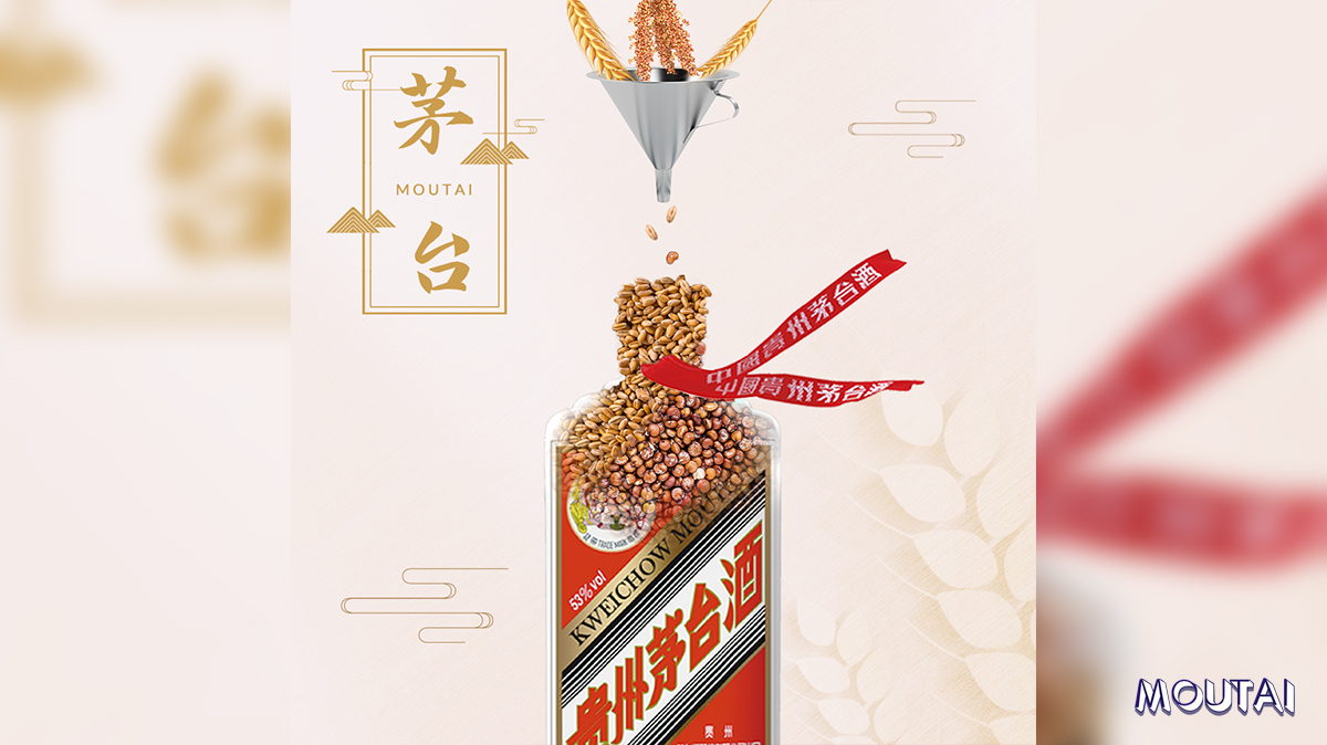 The high standard of ingredient selection is #Moutai’s insistence on distilling. Between a sniff and a sip, you can enjoy not only a glass of classic #ChineseBaijiu with a unique soy sauce flavor but also an extreme savory of each grain of premier raw material. #MoreInspiration