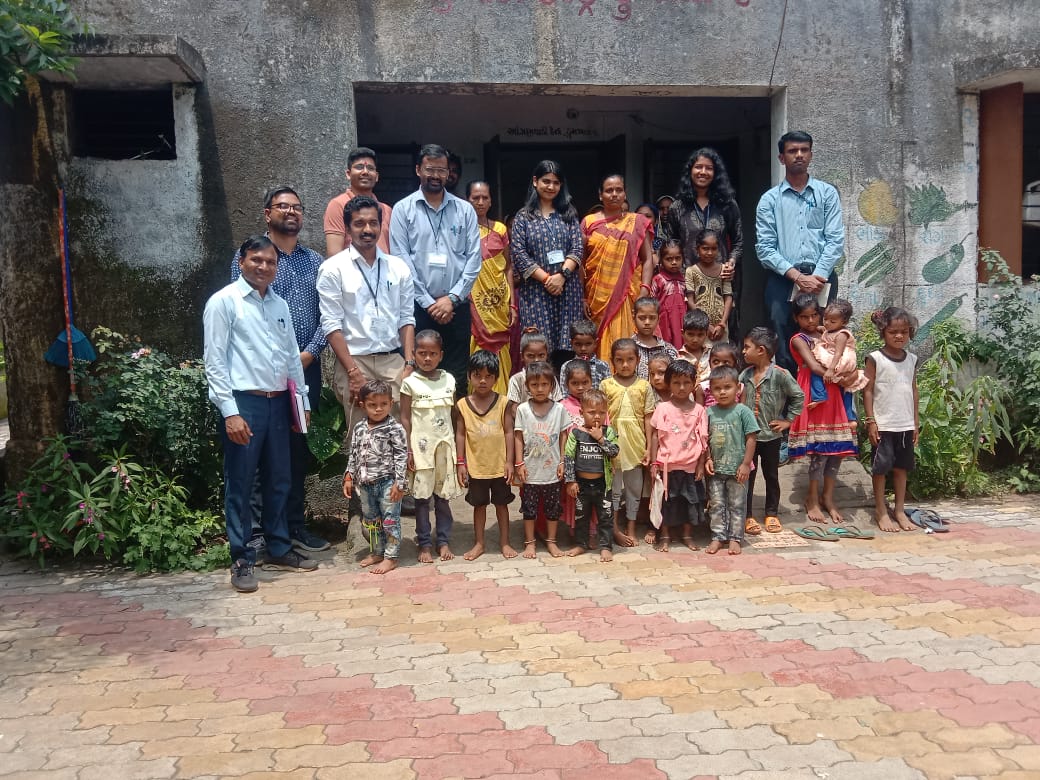 આંગણવાડી કેન્દ્ર ની મુલાકત