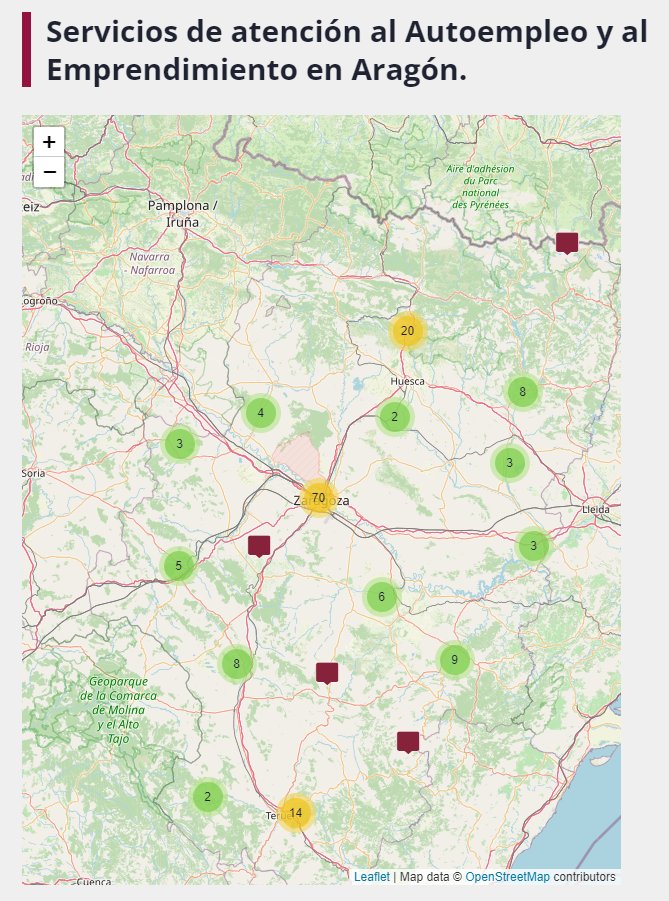 SumandoEmpleoAr's tweet photo. En el marco del Plan de Recuperación, Transformación y Resiliencia - financiado por la Unión Europea #NextGenerationEU, el @Inaempleo ha creado un mapa interactivo donde localizar servicios de atención al #autoempleo y al #emprendimiento en #Aragón.

👉 https://t.co/yr6EH3Yc6o https://t.co/RJDppCtI2C
