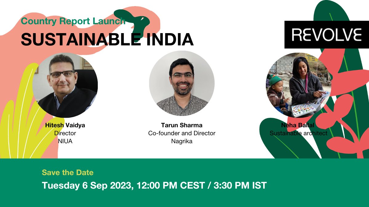 Our founder Tarun Sharma along with Hitesh Vaidya and  Neha Ballal are set to unveil the ‘Sustainability x India’ report.

Mark your calendars: September 6th, 03:30 PM IST

Register for this event at -  t.ly/KvF6X

#Nagrika #KuberneinInitiative #RegisterNow