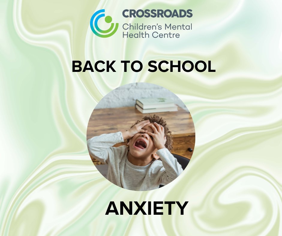 CrossroadCentre's tweet photo. Attention parents!  This interview with our Day Treatment supervisor, Cara Kaiserman, has excellent advice on how to help your kids if they're anxious about school:  https://t.co/jArazyaAWb  #BacktoSchool https://t.co/tHWfT8pQda