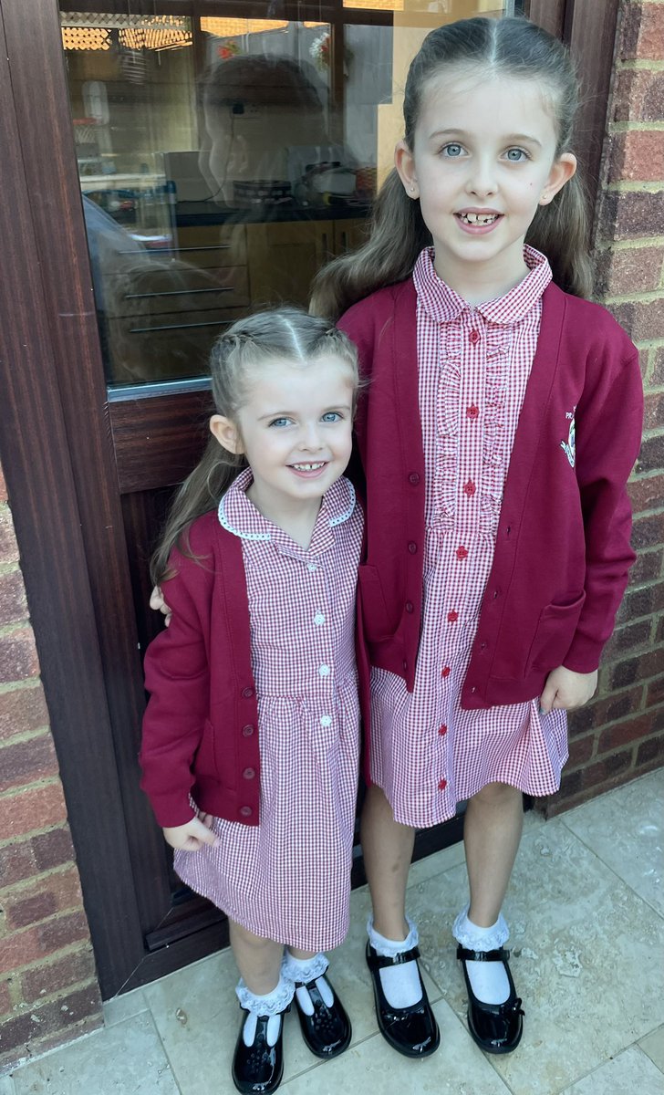 First day of school for Emily &amp; year 2 for Harriet <a href="/aaronned19/">Aaron Nell</a> ❤️📚✏️

Couldn’t be prouder of our beautiful Daughters…just be yourselves &amp; keep shining bright!