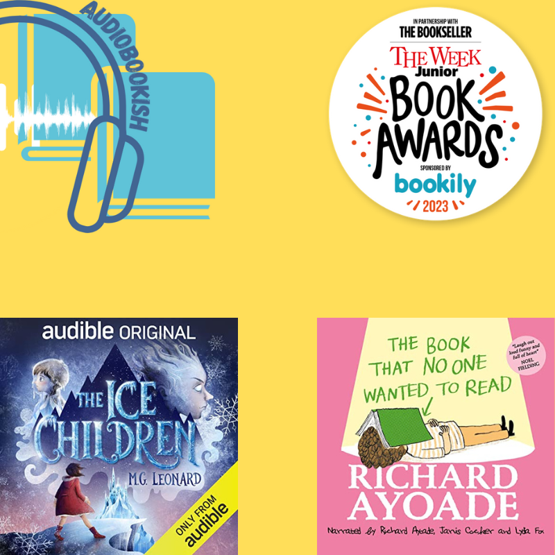 audiobookishpod's tweet photo. π¨New episode π¨ we review the #audioooks on the @theweekjunior shortlist for Audiobook of the Year. We chat about The Ice Children by @MGLnrd and The Book that No One Wanted to Read by @RichardAyoade - Listen here: https://t.co/Fyy1yRC3EW #podcast #September https://t.co/m9N627mR8T
