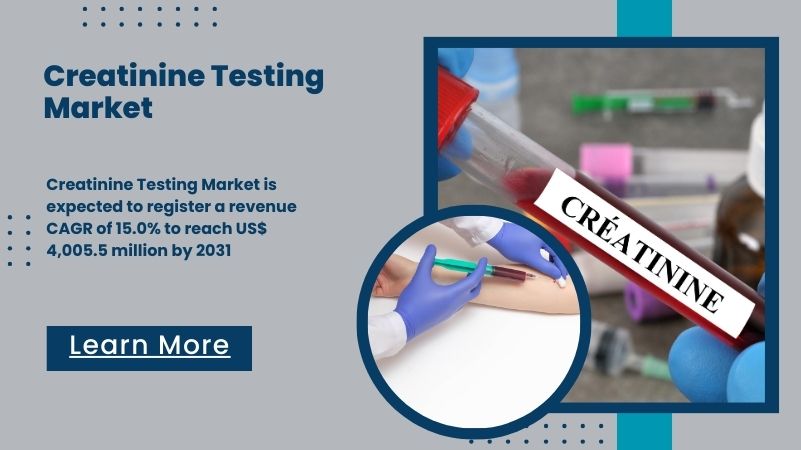 The Future of Healthcare: Innovations in Creatinine Testing Get free sample PDF now: growthplusreports.com/inquiry/reques… #CreatinineTesting #KidneyHealth #MedicalDiagnostics #RenalFunction #HealthcareTechnology #KidneyDisease #LabTests #DiagnosticTesting #MedicalInnovation #PatientCare