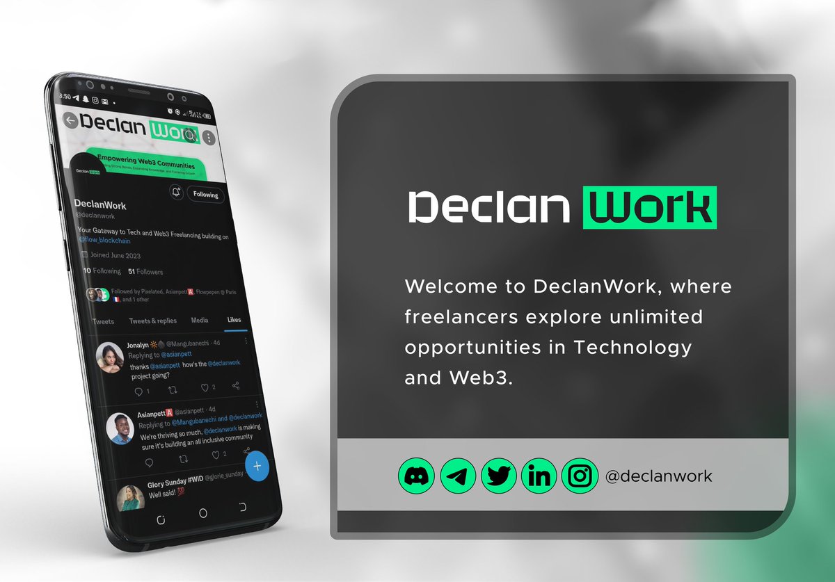 declanwork's tweet photo. 🚀 Welcome to the future of the internet! 🌐
Say hello to Web3, where users have more control, privacy, and ownership over their digital presence.
@flow_africa_ @flow_blockchain
#DeclanWork
#Web3
#InternetRevolution https://t.co/vUxhmrL2Zk
