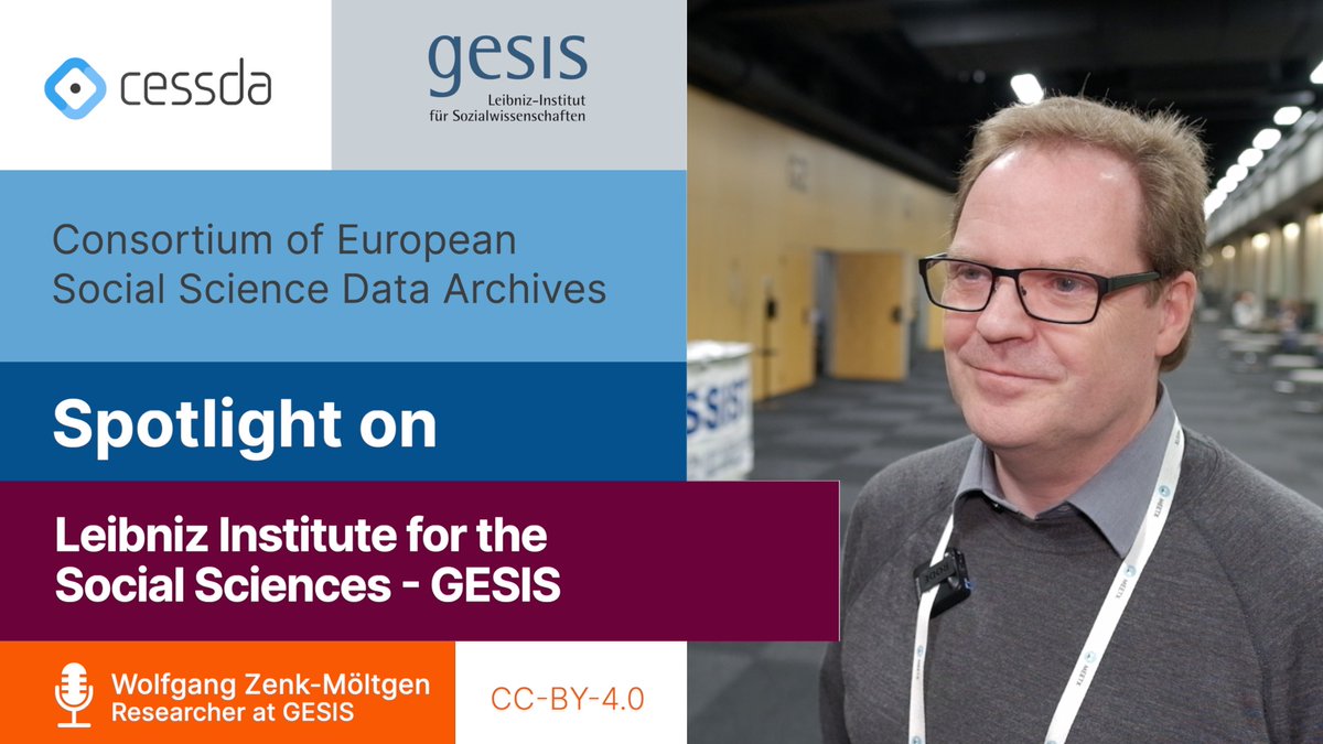 “If researchers have questions about specific topics, they can check the CESSDA Data Catalogue. They are not only reliant on the #data we have at GESIS.” 
@WolfgangZM, Researcher at @gesis_org. 

Watch the #CESSDASpotlight new video ➡ youtu.be/n7rQ268pZws
